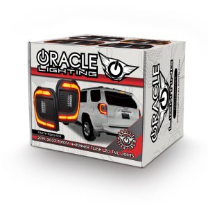 Toyota 4Runner LED Tail Lights - ORACLE Lighting - Black Series Lensless Flush Style - Black - `14-`23 Toyota 4Runner LED Tail Lights - ORACLE Lighting - Black Series Lensless Flush Style - Black - `14-`23